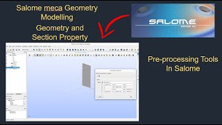 Geometry and secional prop  in salome software|Salome meca tutorial|tutorial-46 screenshot 5