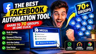 The Best Facebook Automation Tool: Share to 70 Groups in One Click