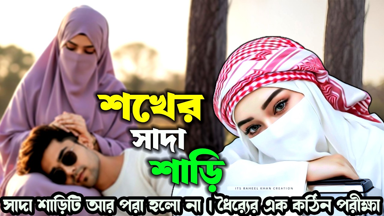 শখের সাদা শাড়ি ও একটি অপূর্ণ স্বপ্ন।একটি হৃদয়স্পর্শী ইসলামিক গল্প।Islamic Emotional Story.