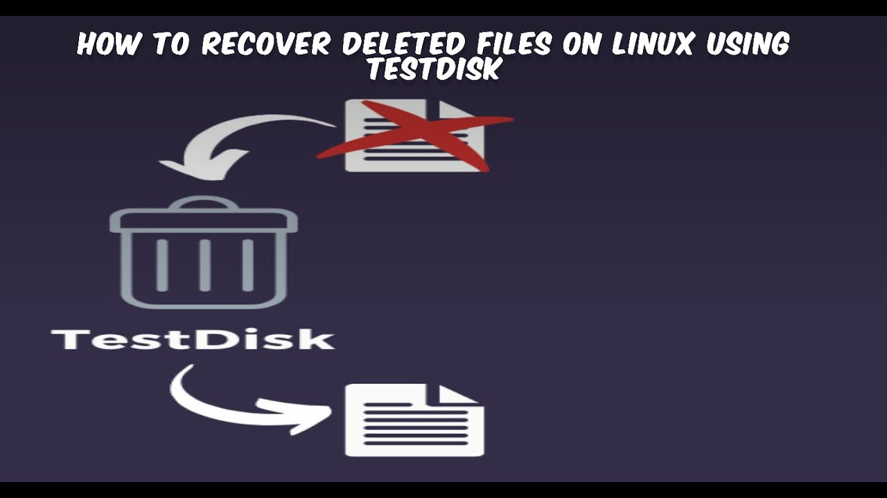How to Recover Deleted Files on Linux Using TestDisk - YouTube