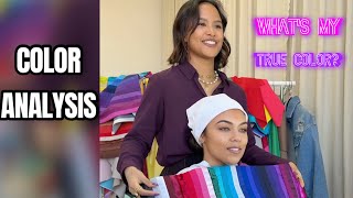Trying COLOR ANALYSIS! | Brandi Marie King