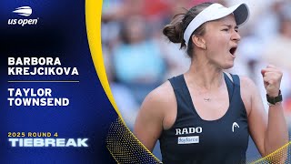 Krejcíkova Saves EIGHT Match Points in Epic Tie break! l Tie Break | 2025 US Open Round 4