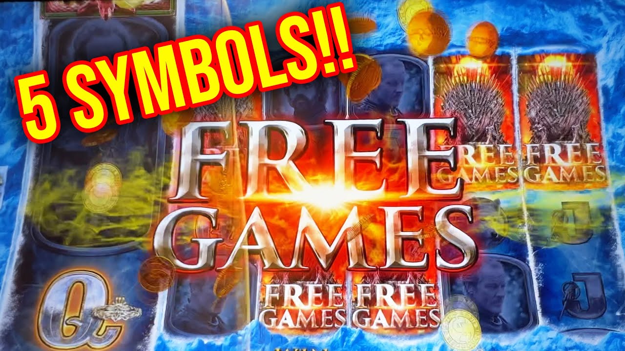 lucky casino games SHOCKING 5 SYMBOL BONUS!!! Game of Thrones Winter is Here Slot Machine