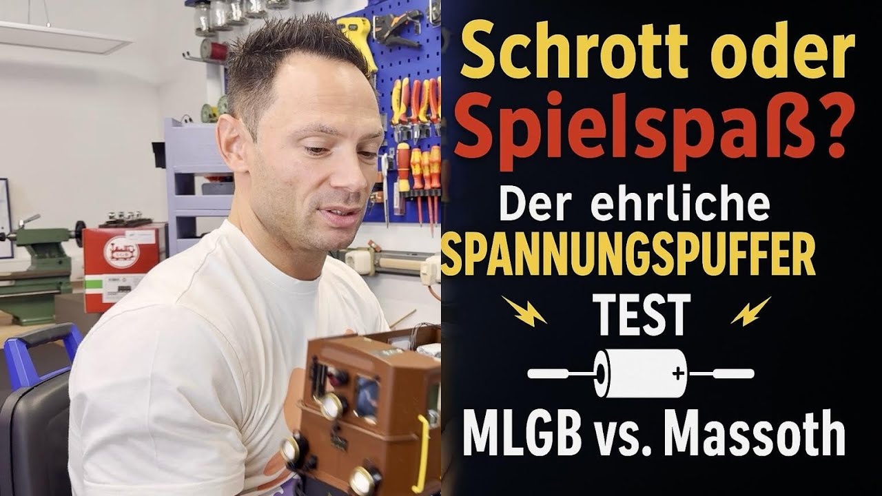 Spannungspuffervergleich LGB Onboard mit Massoth 8151331 eMOTION Powercap 900mfx