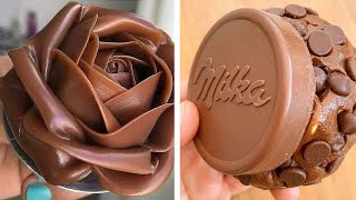 So Yummy Chocolate Cake Decorating Recipe  🍫 Coolest Chocolate Decorating In The World 🍫