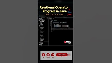 program of relational operator in Java | #shorts #youtube #ytshorts #trending #youtubeshorts #music