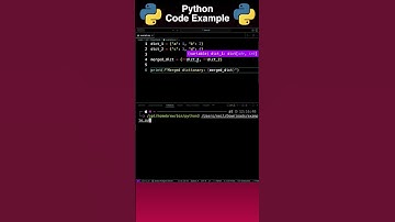 How To Merge Two Dictionaries into One with Python