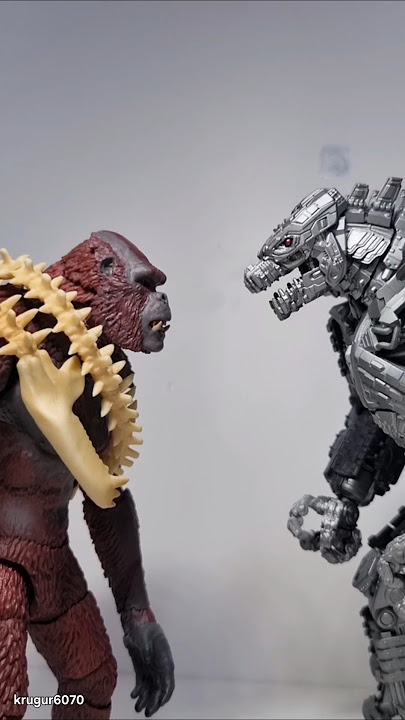 Skar king vs Mechagodzilla #godzilla​ #shmonsterarts​ #godzillaevolved​ #mechagodzilla​#skarking