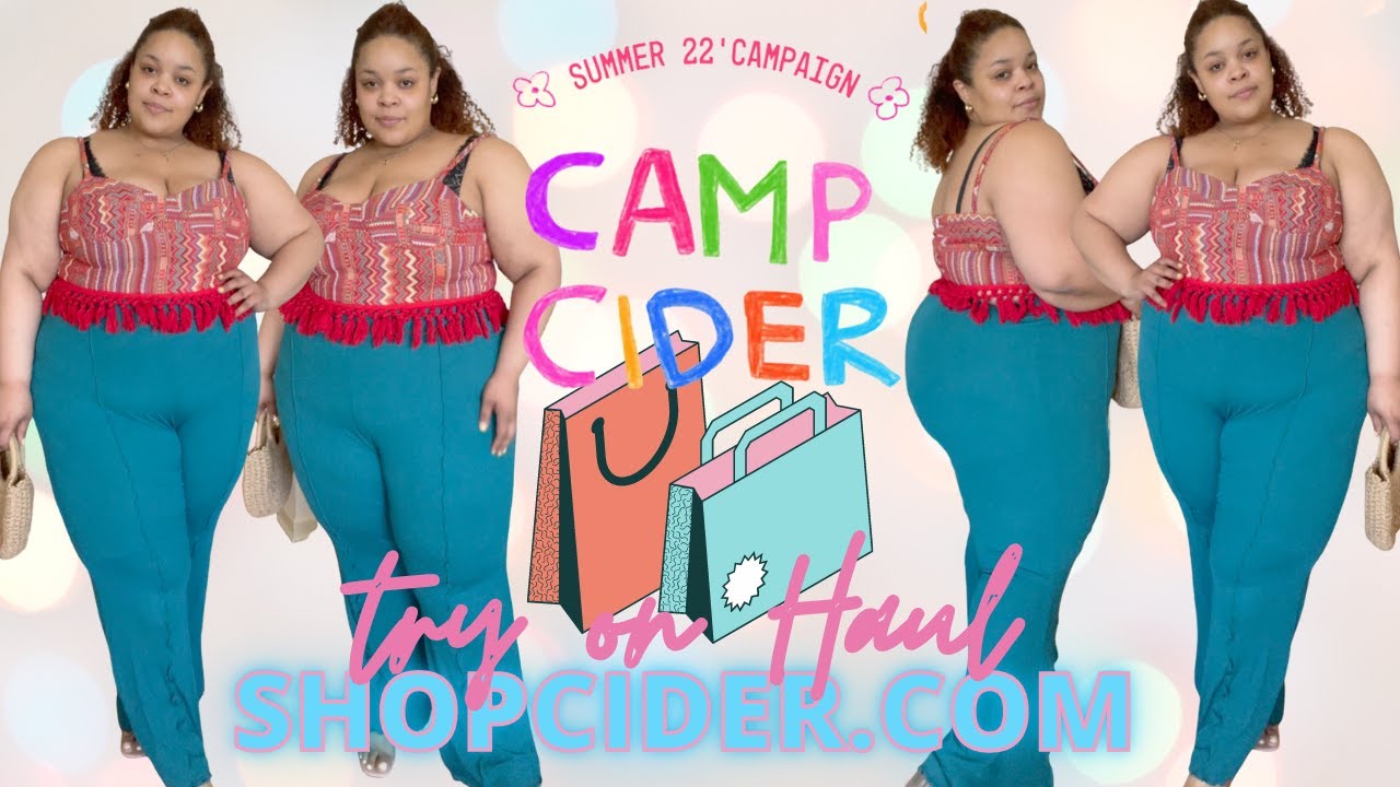 CIDER CLOTHING TRY ON HAUL & HONEST REVIEW & SIZING! PLUS SIZE 2022