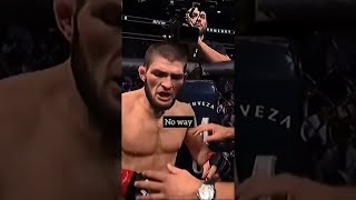 Angry Khabib after Conor McGregor fight