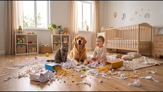 Baby Plays Hide & Seek with Cute Baby Animals! 🐶🐥🙈 | Where Is My Pet! Fun Video for Kids
