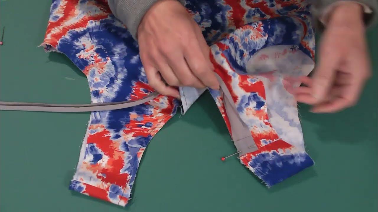 How to finish neck and armholes with bias tape YouTube