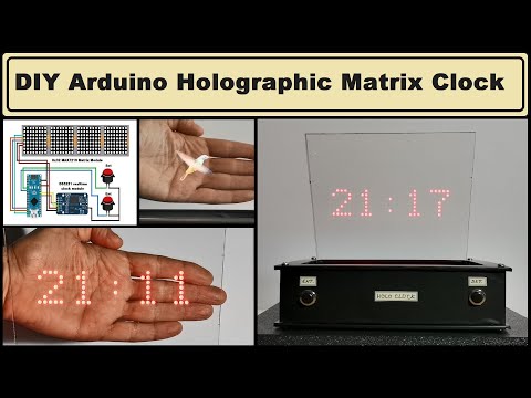 Video: Arduino RGB Matrix Word Clock: 6 trin Video: Arduino RGB Matrix Word Clock: 6 trin