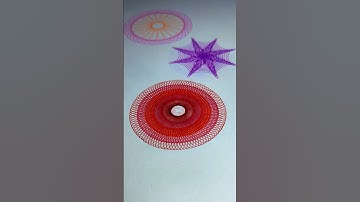 Beautiful Spirograph #spirograph #satisfying #art #asmr #pattern #viral #spirographshr #shorts