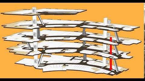 Multi-floor navigation animation