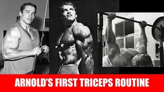 Famous ARNOLD'S FIRST TRICEPS ROUTINE! HOW HE GREW HIS ARMS FROM 13 TO 19 INCH! HOW HE TRAINED IN AUSTRIA! Net Worth