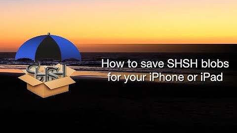 How to save SHSH blobs for your iPhone or iPad using the new TinyUmbrella beta - iPhone Hacks