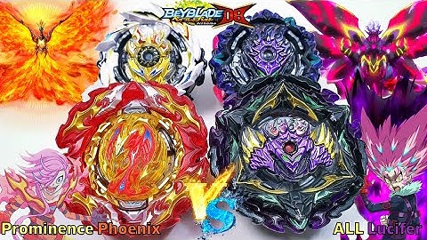베이블레이드 버스트 다이너마이트 DB 프로미넌스 피닉스 VS ALL 루시퍼 【Prominence Phoenix VS ALL Lucifer】 Beyblade Burst DB
