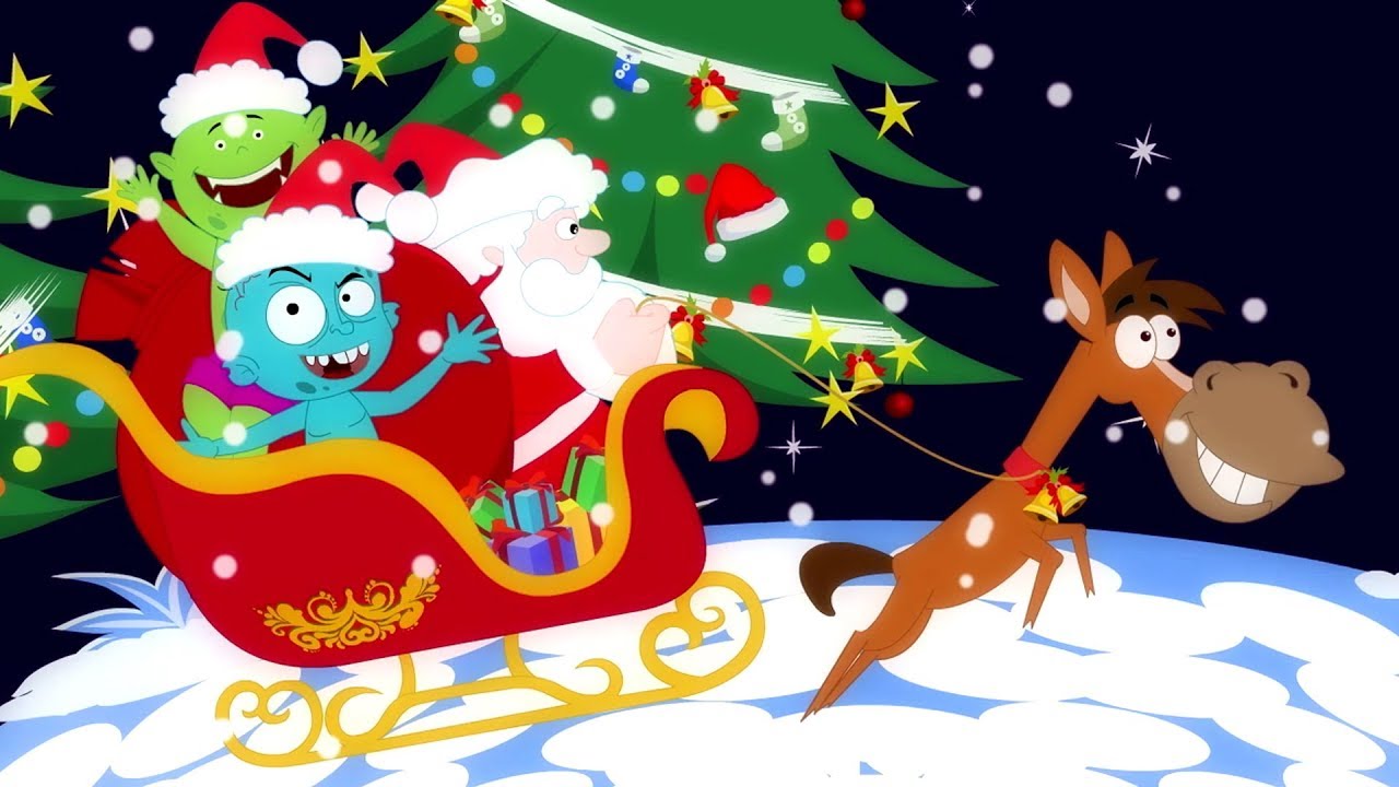 campane canzoni di natale Natale sta arrivando Santa Claus Carol Jingle Bells