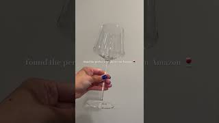 The perfect wine glasses from Amazon 🍷
