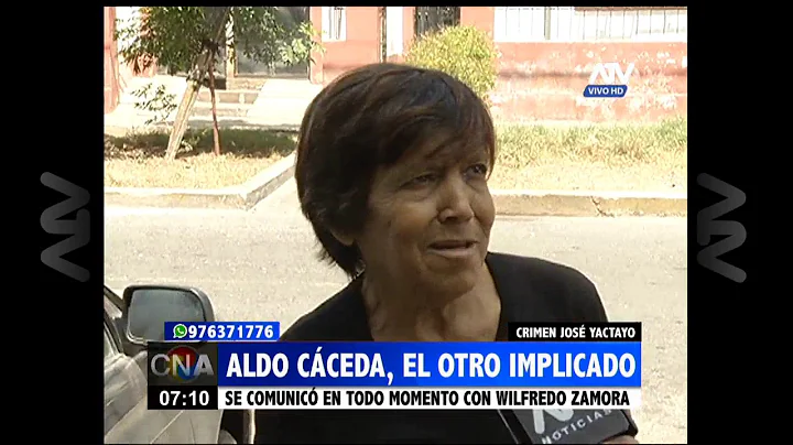 Aldo Cceda sera la pieza clave en crimen de Jos Ya...