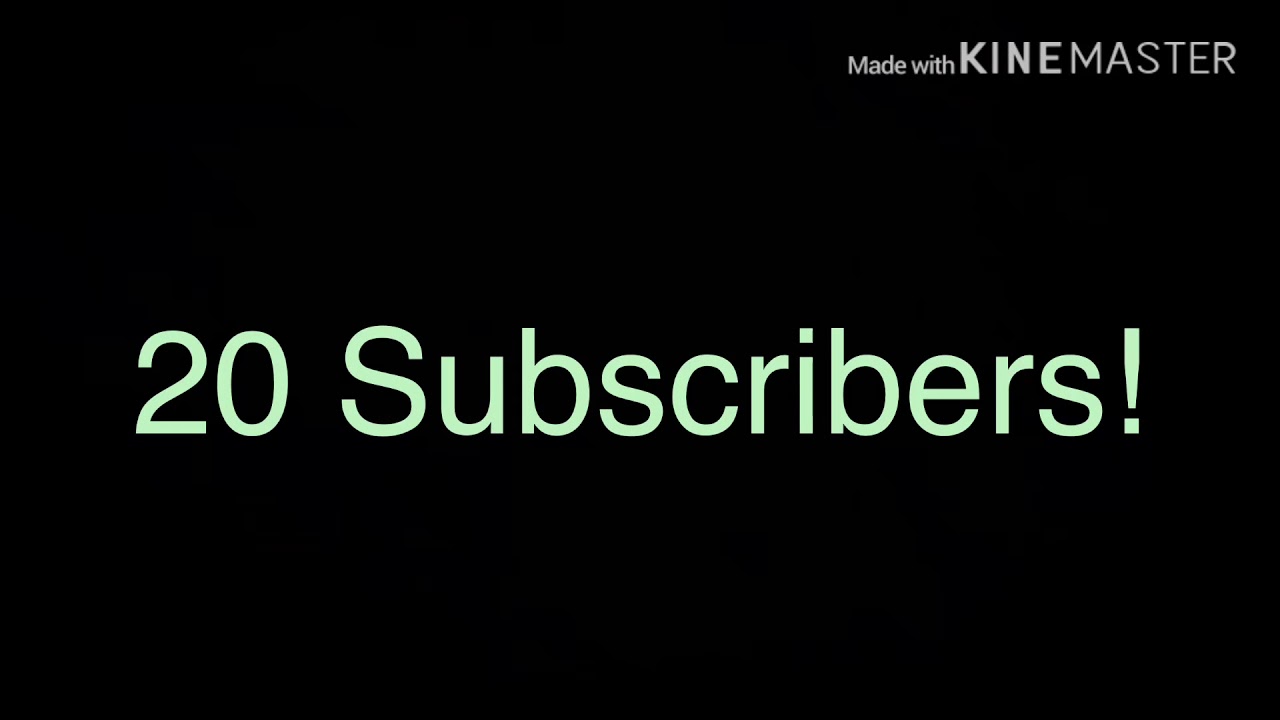 Thank You For 20 Subscribers! - YouTube