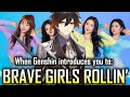 When you discover Brave Girls Rollin&#39; through Genshin Impact #shorts