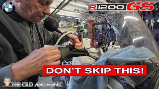 BMW R1200GS Front Brake Fluid Change Step-by-Step DIY Save Money Stay Safe