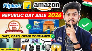 Flipkart Republic day sale 2026 | Upcoming Flipkart Amazon Republic Day Sale Mobile TV Laptop Offers