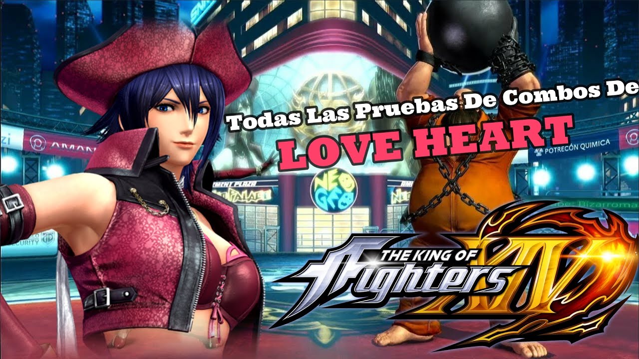 Todas Las Pruebas De Combos De LOVE HEART KOF XIV YouTube