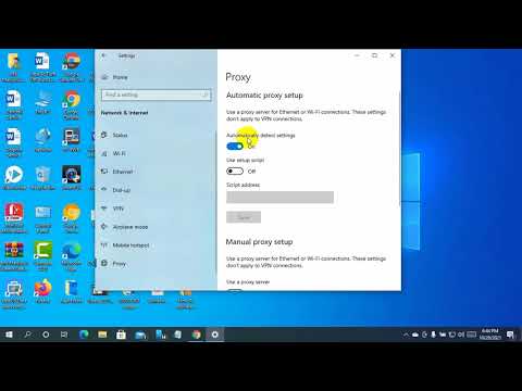 How To Turn Off Automatic Proxy Setup On Windows 10