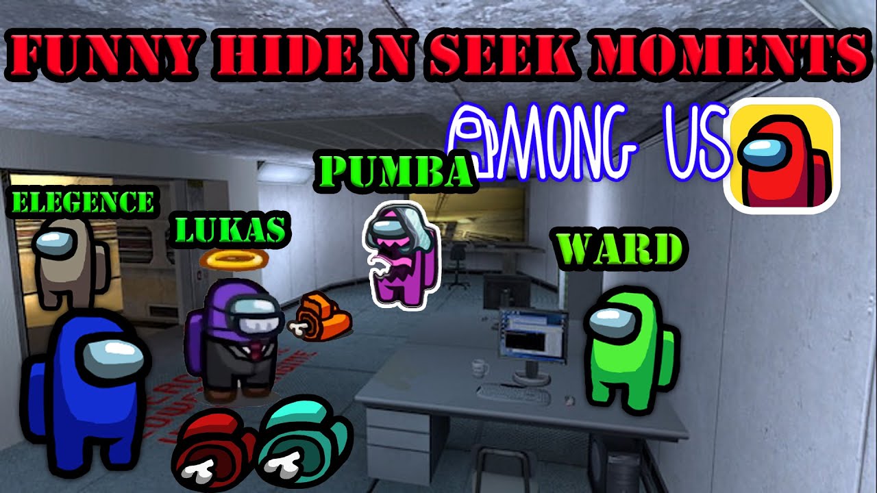 Among Us Hide N Seek Funny And Luckiest Moment - YouTube