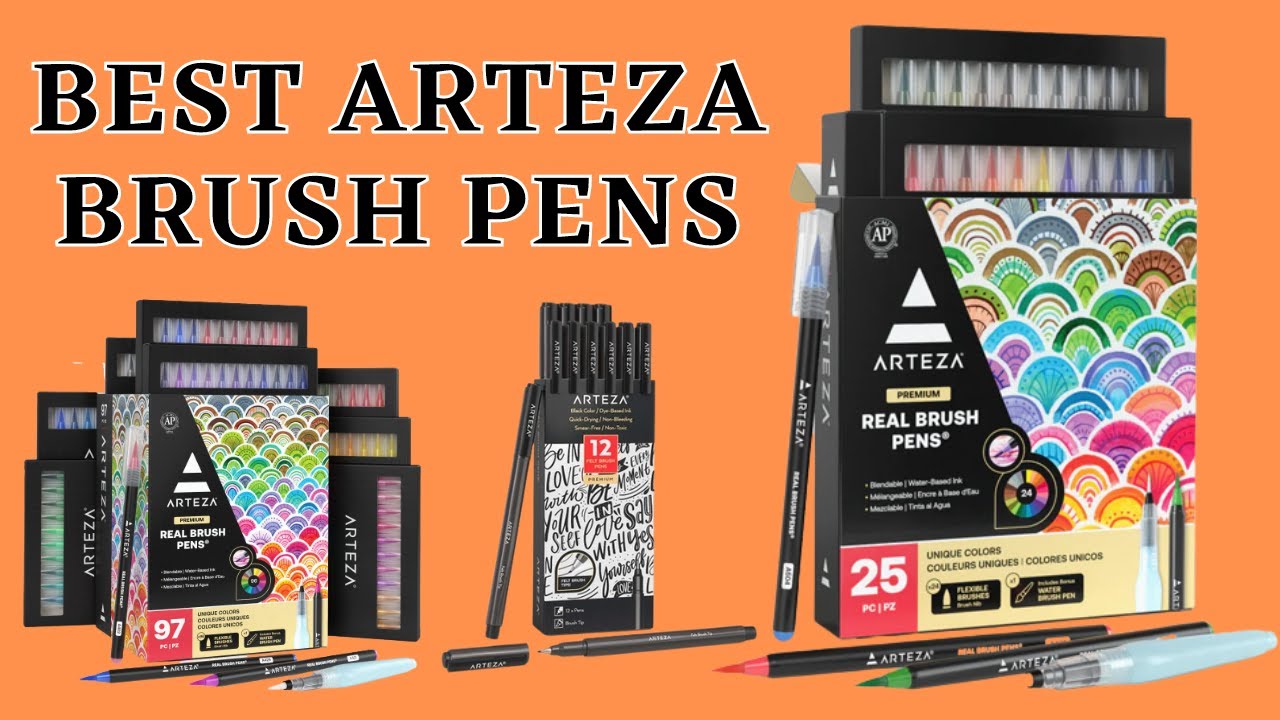 Best Arteza Brush Pens Review YouTube