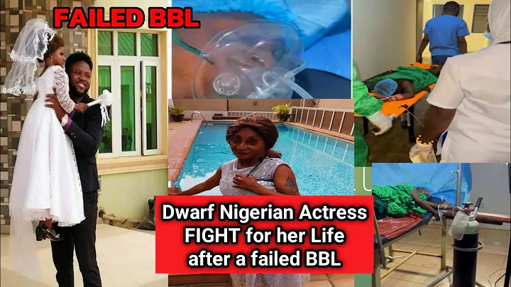 Meet Dwarf Nigerian Actress Who is Battling for her Life after Failed BBL Procedure #Auntyramota