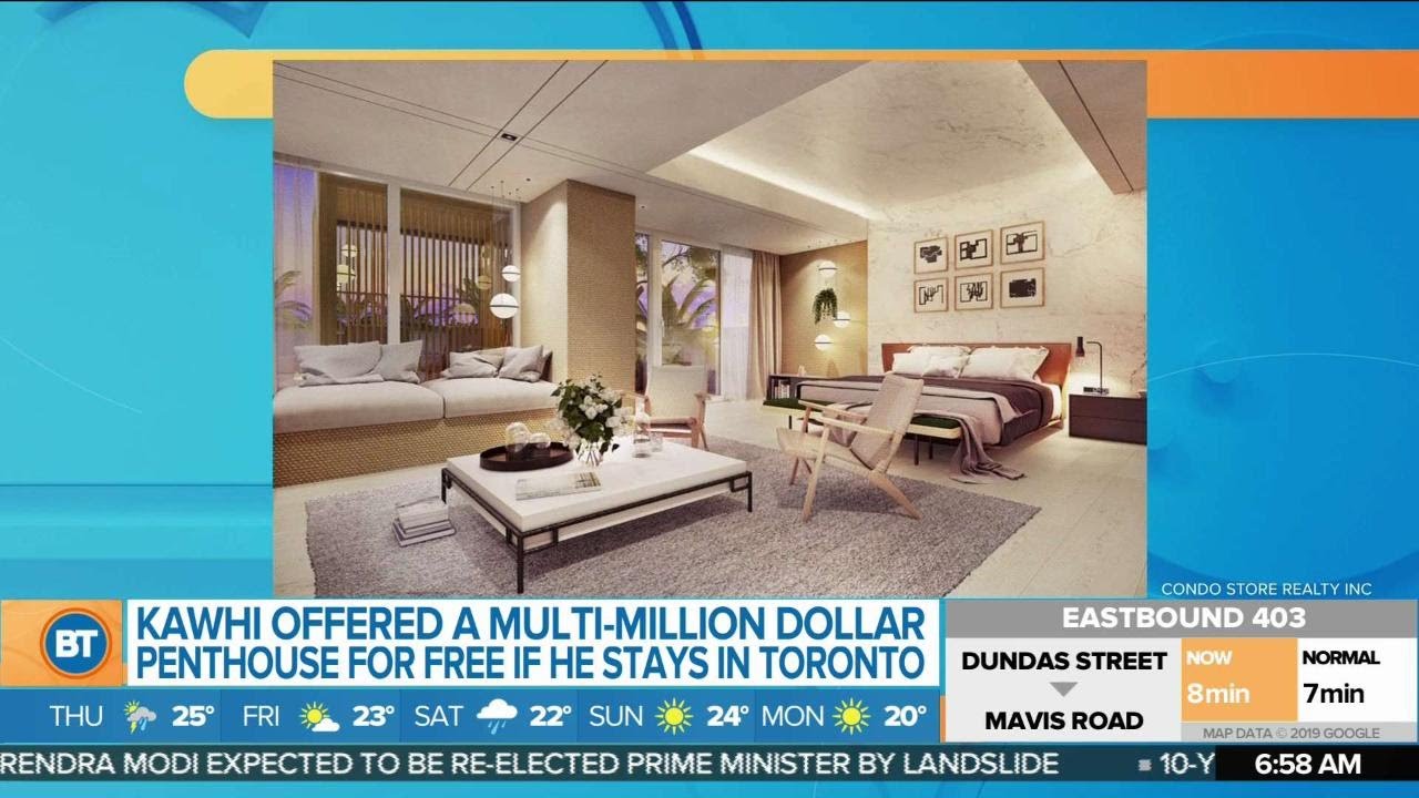 Curated visual reference: Gallery Detail: Kawhi Offered Multi Million Dollar Penthouse In Toronto