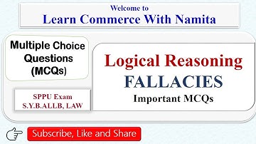 MCQs on Fallacies|Fallacy| legal Language & Legal Reasoning|S.Y.B.A.LLB|