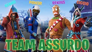 POW3R, REKINS, CICCIOGAMER E KEKKO NELLO STESSO TEAM?!?! | FORTNITE ITA