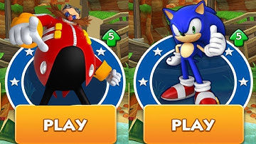 Sonic Dash - Gameplay Walkthrough Part 35 - Shadow - All Characters (iOS, Android)