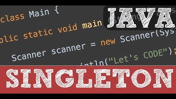 Singleton - patrones de diseño de software  en Java