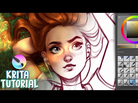 digital painting tutorial krita