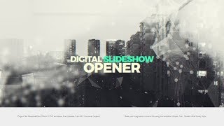 After Effects Template: Digital Slideshow I Opener