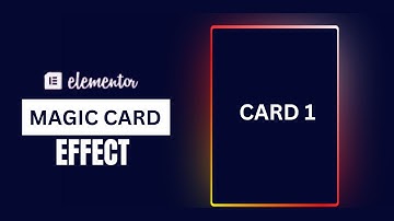 Elementor Magic Card Hover Effect | WordPress Elementor Pro Tutorial  Elementor Tricks 2023