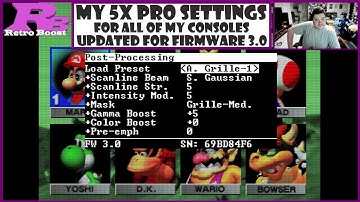 My 5X Pro Settings for All of My Consoles: Updated for Firmware 3.0 (2023)