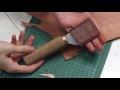 How to make a Japanese leather skiving knife with common tools