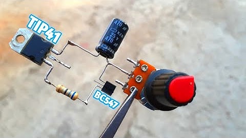 LED Strip Flasher Circuit 12volt DC || Buat Lampu Flasher dengan 2 Transistor BC547,TIP41