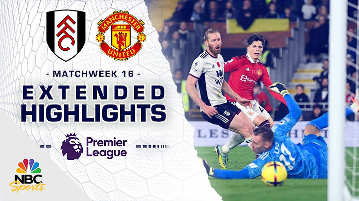 Fulham v. Manchester United | PREMIER LEAGUE HIGHLIGHTS | 11/13/2022 | NBC Sports