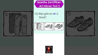 Hören A2 Teil 3 Aufgabe 12 #shorts #goethezertifikat