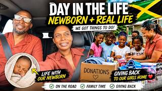 Life Doesn't Stop Just Because You Have a Newborn | Mom of 8 🇯🇲