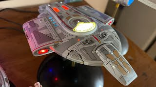 USS Defiant NX-74205 1/1000 scale model Lighting Tutorial (Part 5 of 5) Completion and Comparison