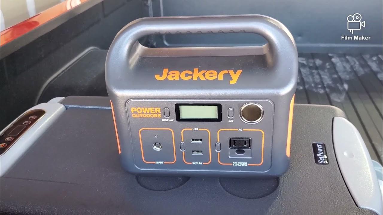 Jackery 290 overview, how long will it power a fridge? YouTube